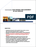 Individual and Societal Risk Assessment of Gas Pipeline