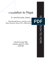 Tribulation To Hope: Dr. Janet Mccumber, Director