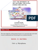 Unit - 9 - Mycoplasma by Dr. Kirtika Padalia