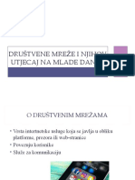 Društvene mreže i njihov utjecaj na mlade danas