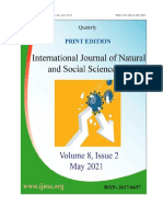 Ibrahima Et Al. (2021) - Int. J. Nat. Soc. Sci., 8 (2) :15-23 ISSN: 2313-4461 & 2617-6637