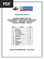 Central Bank of India (Officers SP Cat) IH Eng 2023