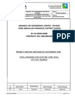 Method of Statement For Steel Framing Rev01