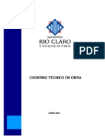 Caderno Técnico de Obras Shopping Rio Claro