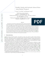 Calibration of Local Volatility Models With Stochastic Interest Rates Using Optimal Transport