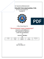 Nanasahebmahadik Polytechnicinstitute, Peth: Environmental Impact Assessment