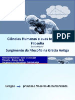 O Surgimento Da Filosofia Na Grégia Antiga