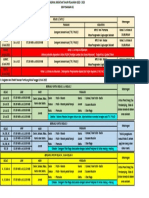 Jadwal Kegiatan Tahun Pelajaran 2022 - 2023 SDN Pisangan 02