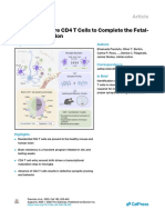 Microglia Require CD4 T Cells To Complete The Fetal-to-Adult Transition