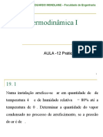 Termodinâmica I: AULA - 12 Prática