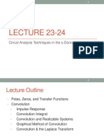 23 - 24 Circuit Analysis in The S-Domain PZTF Convolution