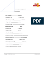 Tarea: Presente de Verbos Regulares ¡A Practicar!