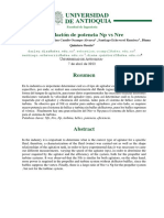 Correlación de Potencia NP Vs Nre - Cambiado