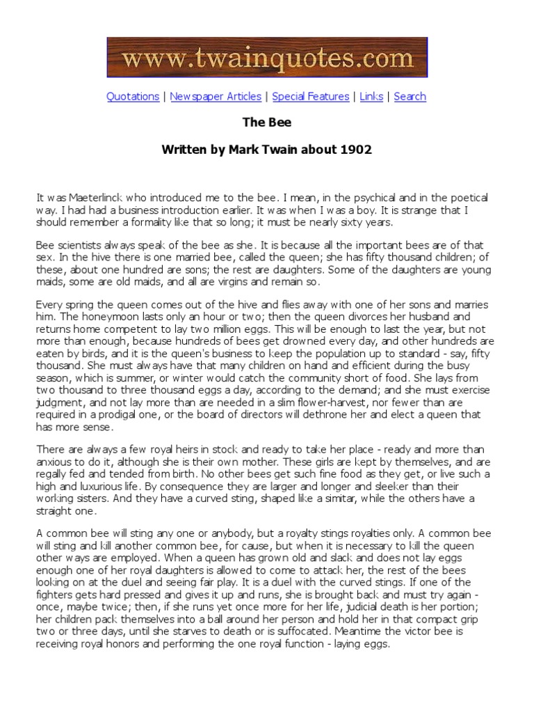 Mark Twain Essays blogger.com