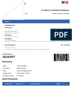 Payment Detail Perjalanan