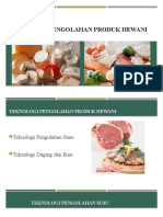 PTP 12 Teknologi Pengolahan Produk Hewani Daging & Ikan