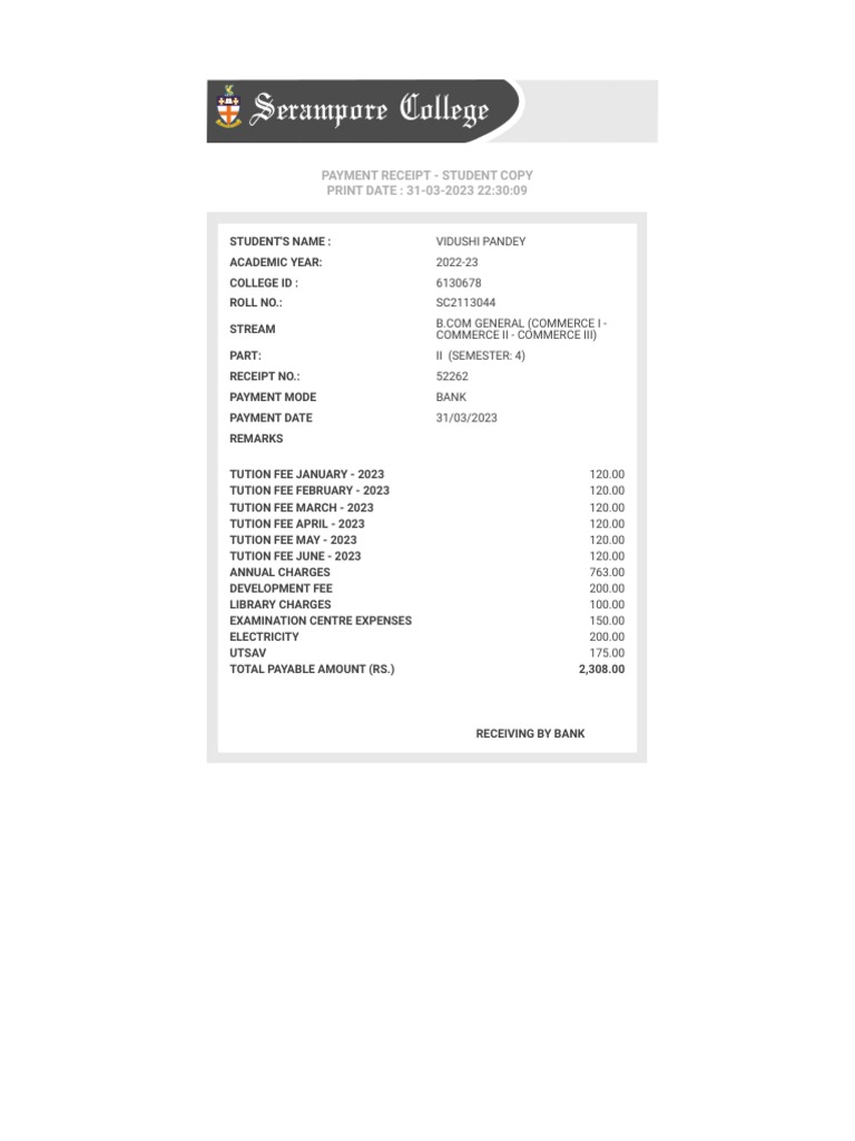 Serampore College Connect PDF
