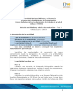 Guía de Actividades y Rúbrica de Evaluación - Unidad 1 - Fase 3 - Construcción y Control