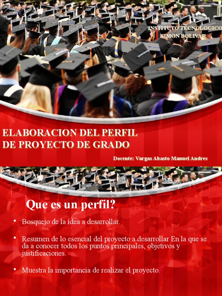 Guía para Elaborar un Perfil de Proyecto | PDF | Cognición