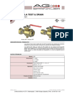 Válvula Test & Drain: Modelo A61