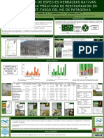 Identificación de Especies Herbáceas Nativas Apropiadas para Prácticas de Restauración en Bosques Post-Fuego Del No de Patagonia