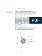 Electron Theory: Elements of An Atom