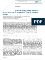 A TOD Planning Model Integrating Transport and Lan