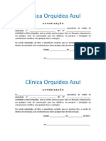 Clínica Orquídea Azul: Autorização