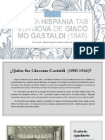 Hispania Nova Giaco Mo Gastaldi: Nveva TAB VLA DE (1548)