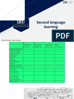 Second Language Learning