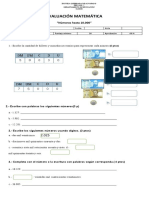 Prueba Matematica Unidad 1