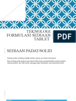 Teknologi Formulasi Sediaan Tablet: Apt. Mey Rahna Melati, S.farm