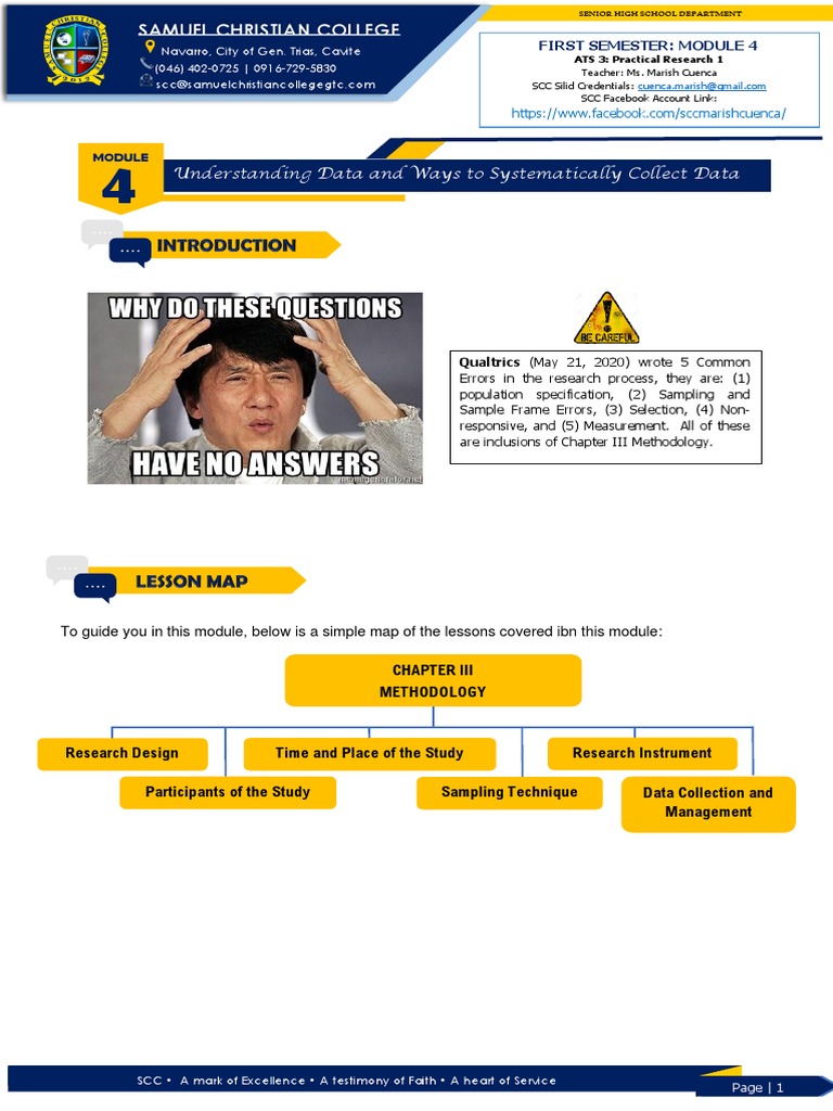 Understanding Data and Ways To Systematically Collect Data | Download ...