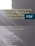 Profil Per Banding An Petani Indonesia Dengan Petani Di Negara