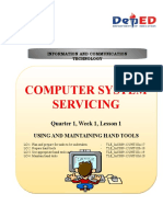 Computer System Servicing: Quarter 1, Week 1, Lesson 1