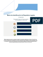 Matriz de Identificación de Requisitos Legales: (Compendio)