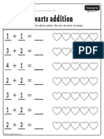 Valentine&#039 S Day Addition Worksheets