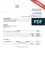 Invoice 210