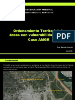 Ordenamiento territorial AMGR vulnerabilidad hídrica