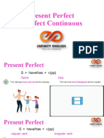 Present Perfect Present Perfect Continuous