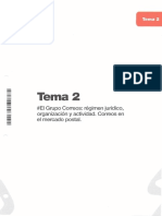 Tema2: #El Grupo Correos: Régimen Jurídico, Organización y Actividad. Correos en El Mercado Postal