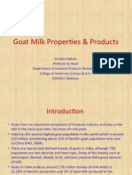 Goat Milk Properties & Products