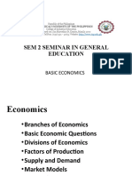 Sem 2 Seminar in General Education: Basic Economics