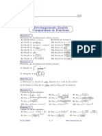 Exercices Dév Limités Et Compar de Foncts