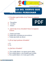 Parábola Del Siervo Que No Quiso Perdonar: Una Pelota Un Libro Dinero