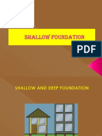 Shallow Foundation Bearing Capacity