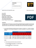 Parcial de Ingenieria Industrial ..