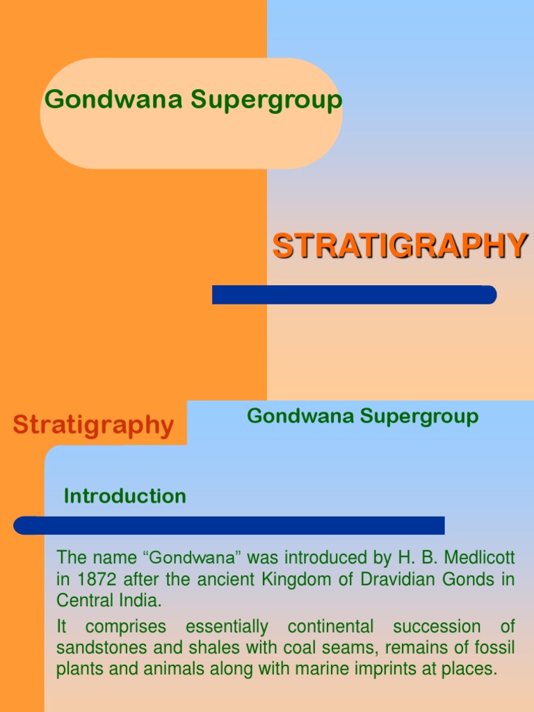Gondwana Supergroup Stratigraphy Overview | PDF | Stratigraphy | Rock ...