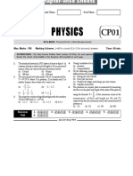 Physics: DPP - Daily Practice Problems