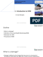 Module 1-Introduction To SHM: Dr. Samir Mustapha